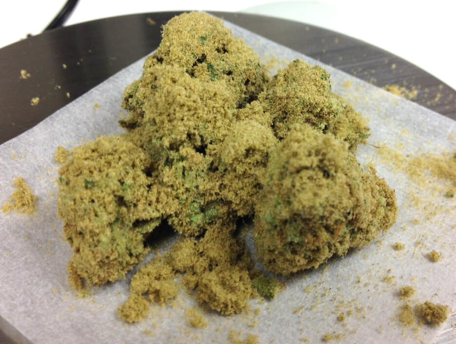 0.55g kief plus 2g marijuana flower